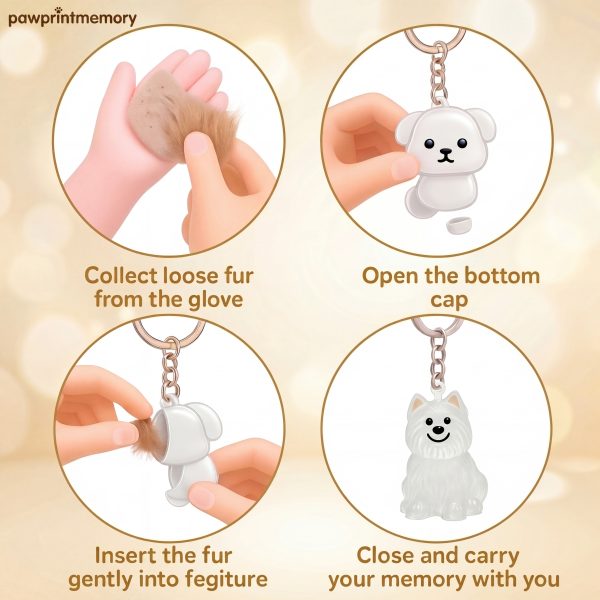 Pet Hair Keychain – Carry Your Pet’s Love Everywhere